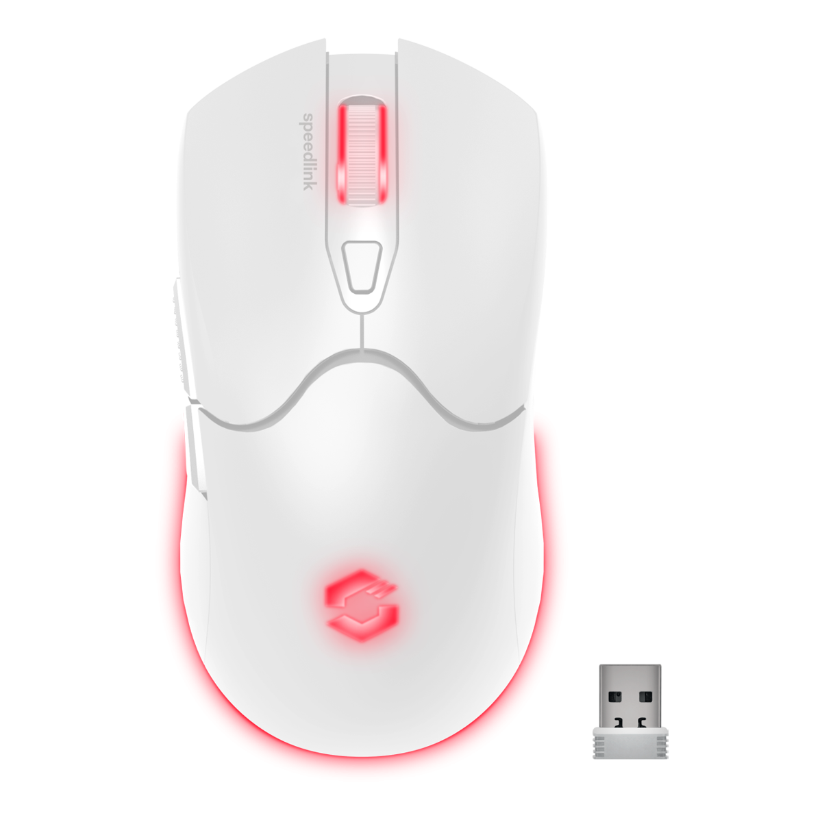 Speedlink VELOX Rechargeable RGB Gaming Mouse - Wireless, white Mäuse Produkt Bild 4