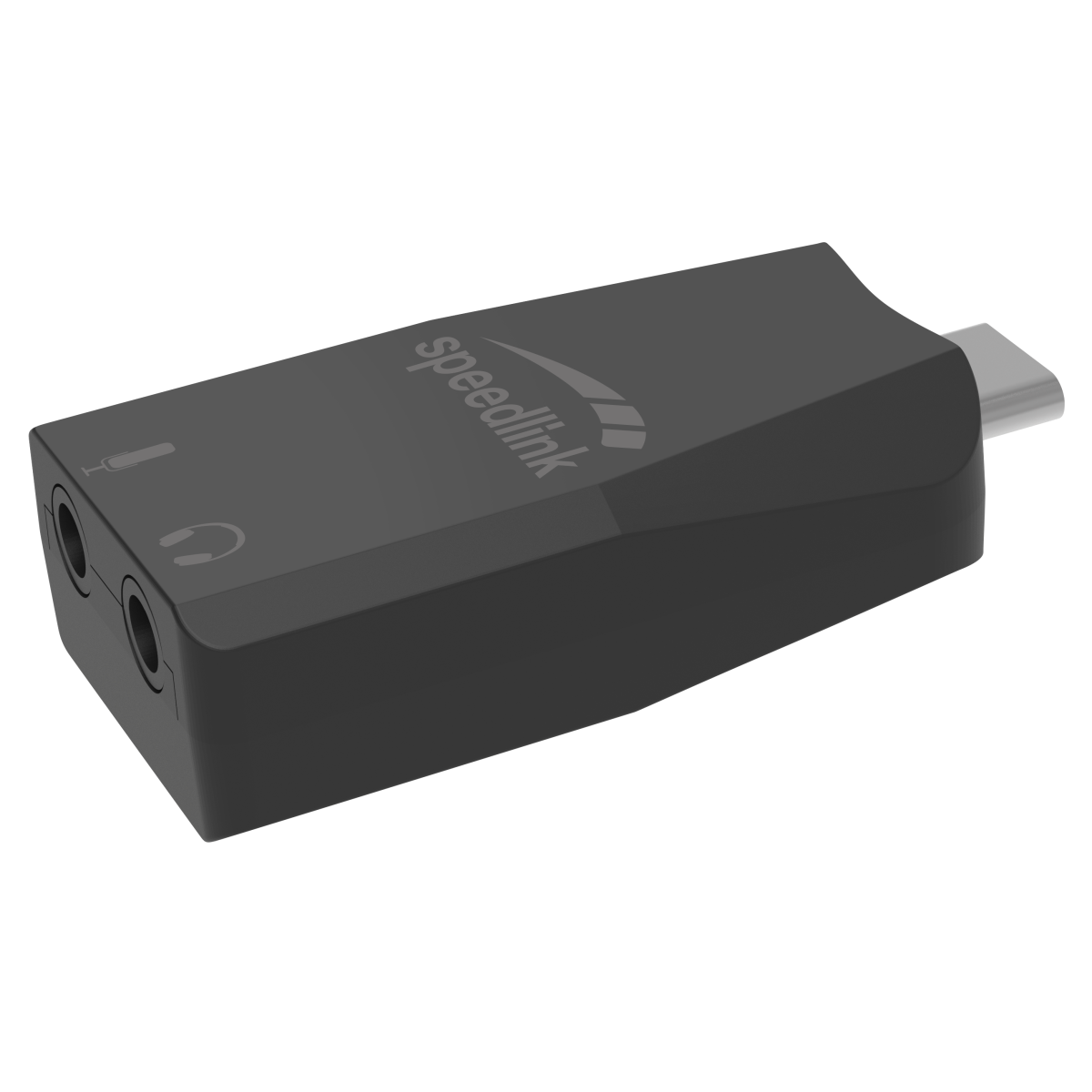 Speedlink VIGO USB-C Soundkarte, schwarz Soundkarte