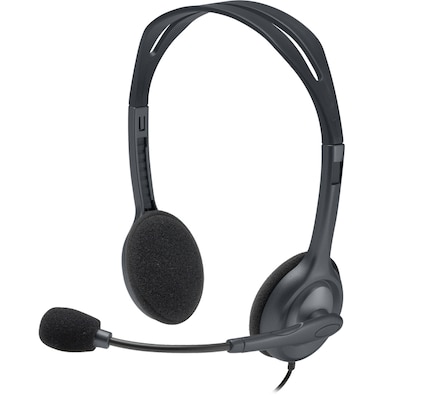 Logitech Stereo Headset H111, kabelgebunden, 3,5mm Stecker, Geräteübergreifendes verwendbares Headset