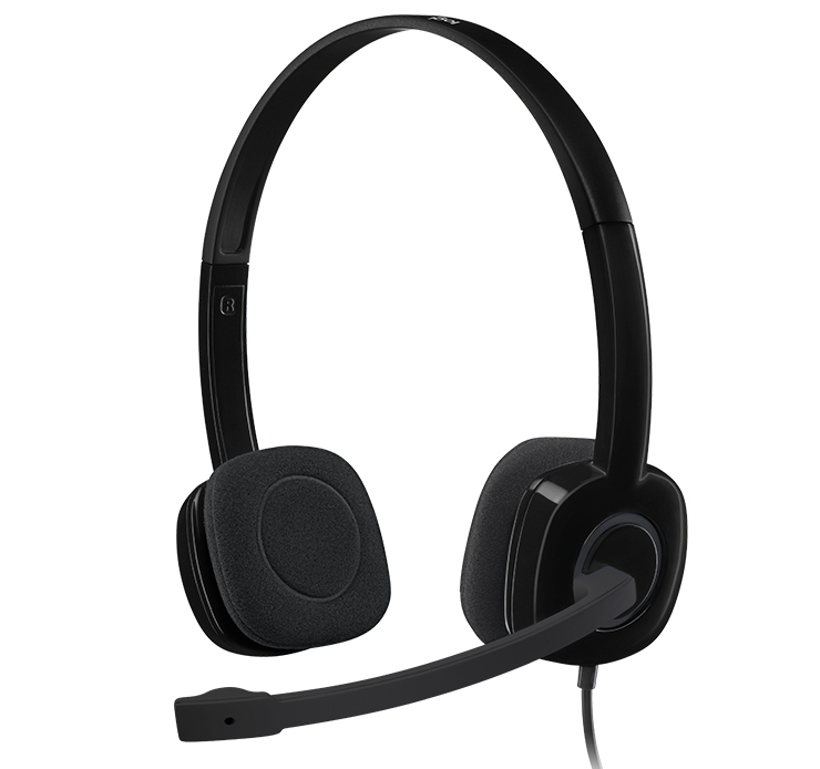 Thumbnail - Logitech Stereo Headset H151, kabelgebunden, 3,5mm Klinke, In-line Remote Control, Schwarz