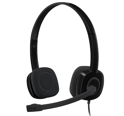 Thumbnail - Logitech Stereo Headset H151, kabelgebunden, 3,5mm Klinke, In-line Remote Control, Schwarz