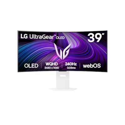 LG 39GX90SA-W.AEU OLED Gaming - 240Hz, 0,03ms GtG PD-Out 65W, 1x RJ-45,