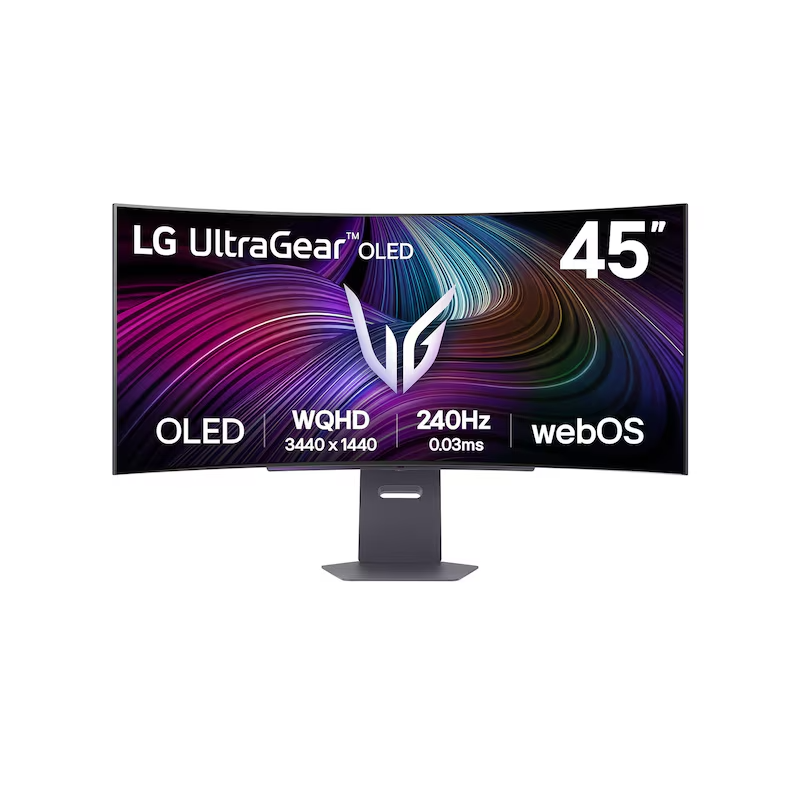 LG 45GX90SA-B.AEU OLED Gaming Monitor - 240Hz, 0,03ms GtG NVIDIA® G-SYNC® Compatible/AMD FreeSync™ Premium/VESA Certifie...