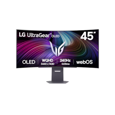 LG 45GX90SA-B.AEU OLED Gaming Monitor - 240Hz, 0,03ms GtG NVIDIA® G-SYNC® Compatible/AMD FreeSync™ Premium/VESA Certifie...