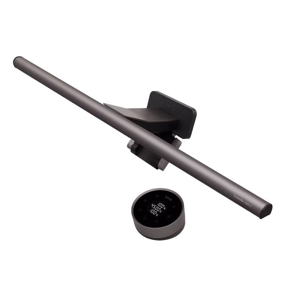 Image of BenQ Screenbar Halo 2 Monitorlampe Dual Color LED, Schwarz, 1.000 lux