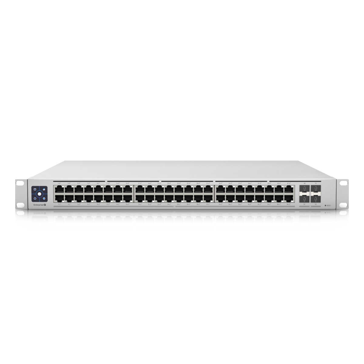 Ubiquiti USW-Enterprise-48-PoE Managed Switch B-Ware [48x 2.5 Gbit/s Ethernet PoE+, 720W, 4x 10 Gbit/s SFP+]