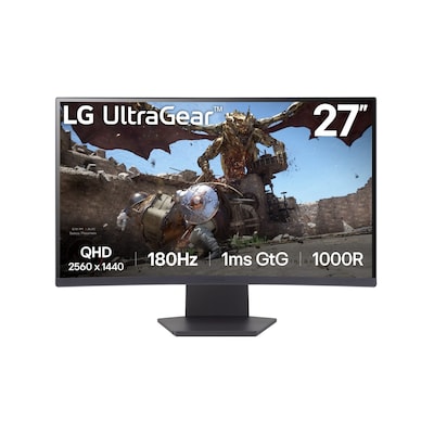 LG UltraGear 27GS60QX-B Gaming Monitor - QHD, 180 Hz, 1m B-Ware