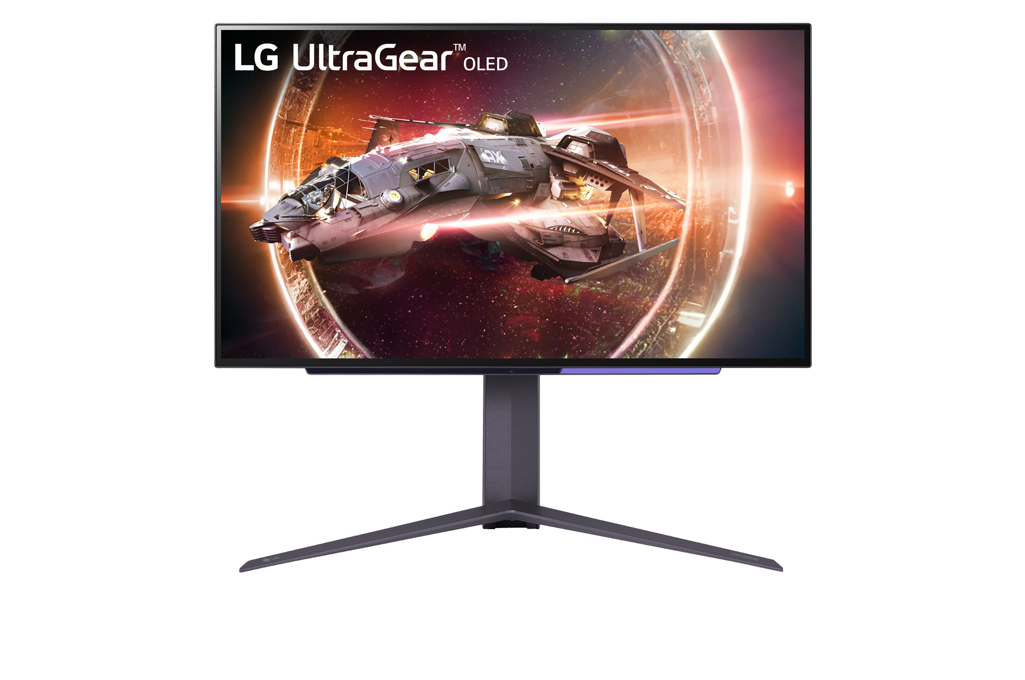 LG UltraGear 27GS95QX-B Gaming Monitor - OLED, 240Hz, 0,03ms Hexagon Lighting sorgt mit RGB-Beleuchtung für die passende...