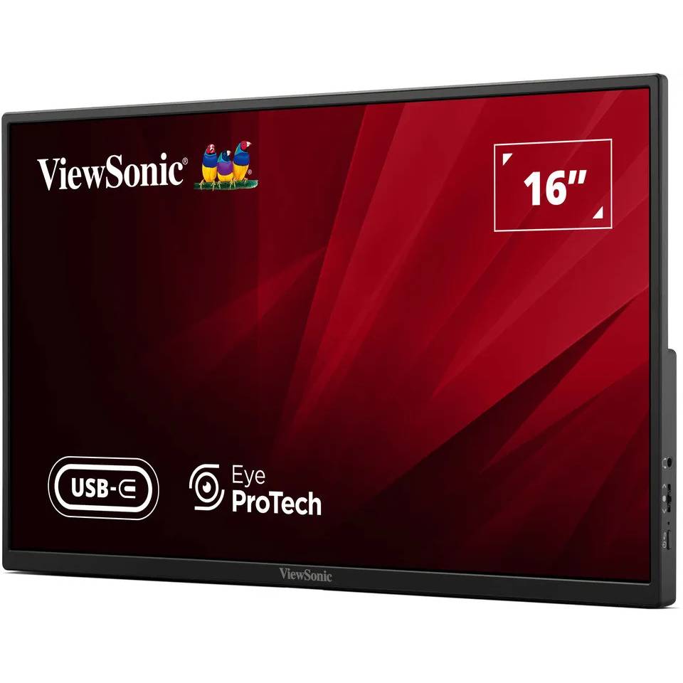 ViewSonic VA1650 Portabler Monitor - IPS-Panel, USB-C Nachfolger VA1655 VS18172