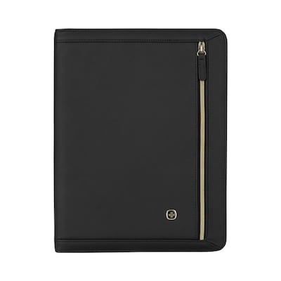 Wenger Amelie Women's Zippered Padfolio mit Tablet Pocket Black ( R )
