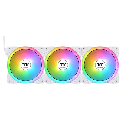 Thermaltake SWAFAN EX12 ARGB Weiß (3 Pack) | 120mm Gehäuselüfter