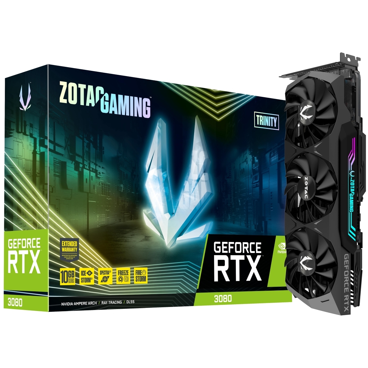 ZOTAC GAMING GeForce RTX 3080 Trinity 10GB GDDR6X Grafikkarte