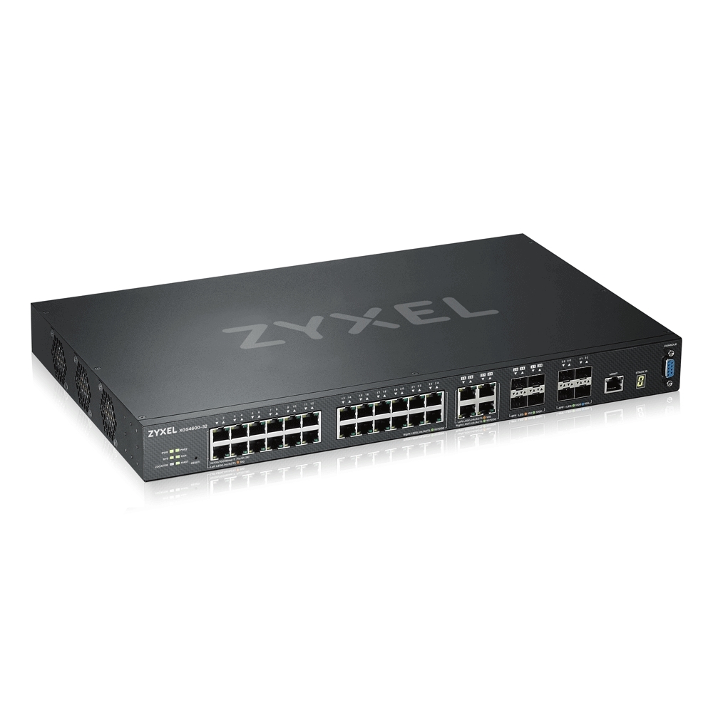 Zyxel 28-Port 1 Gibt/s L3 Managed Switch with 4 SFP+ Uplink (XGS4600-32)